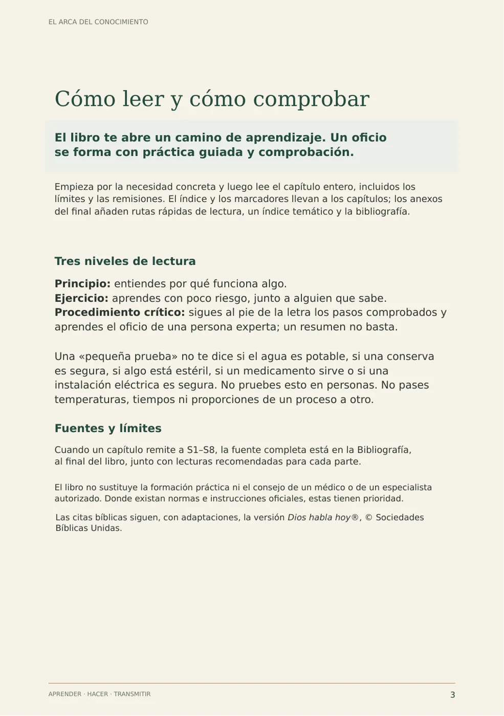 Página 3 de El arca del conocimiento