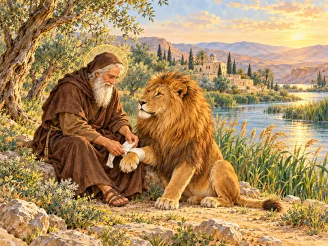 El león de san Gerásimo