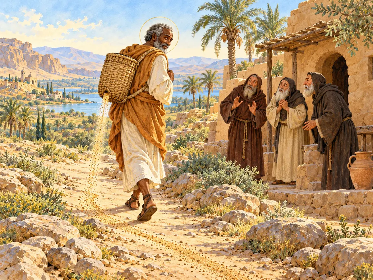 Abba Moisés y la cesta agujereada