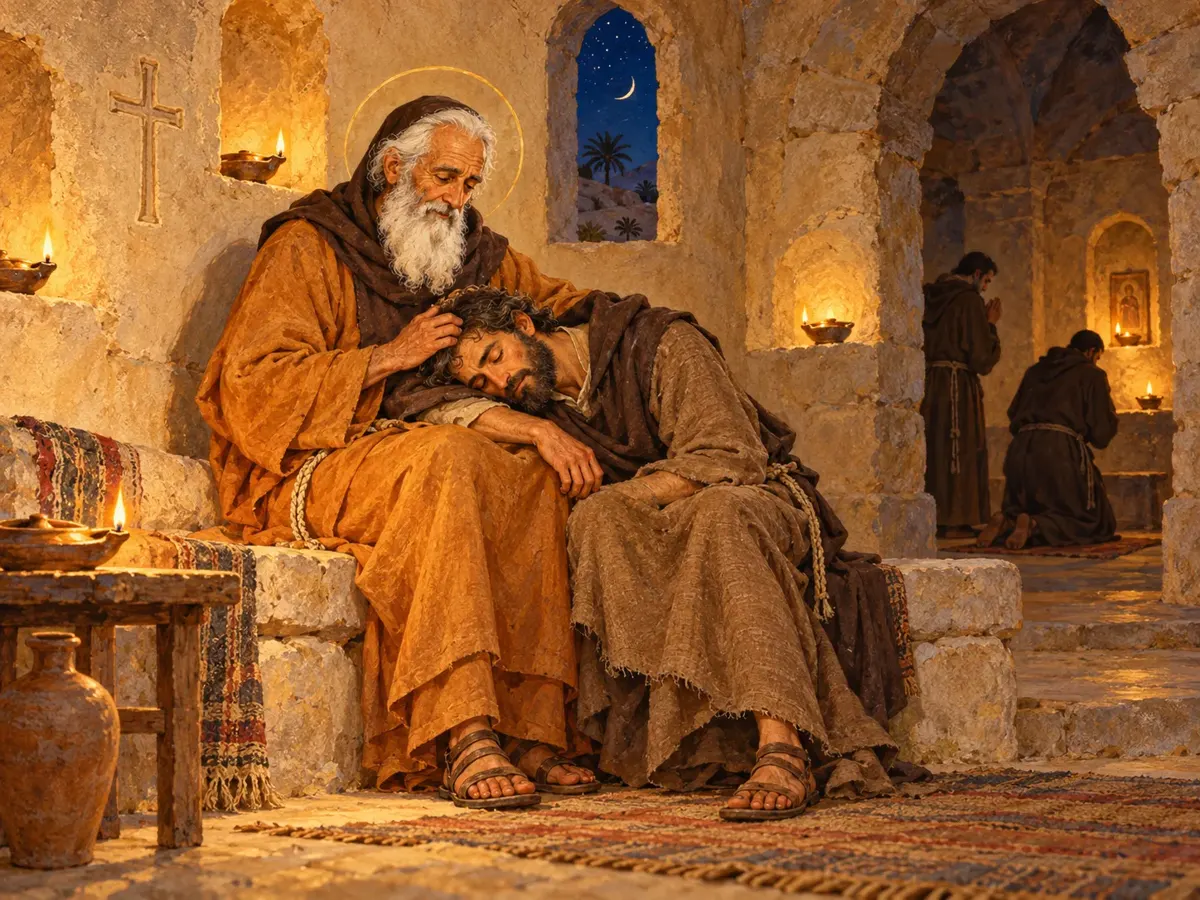 Avva Pimen și fratele obosit