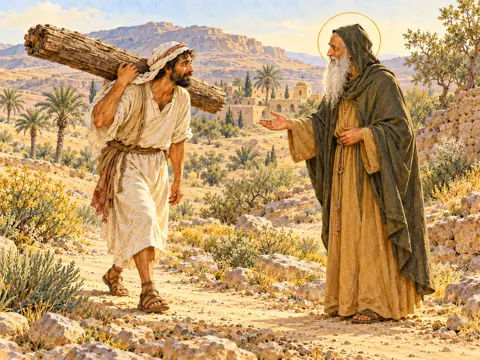 Abba Macario y la palabra amable
