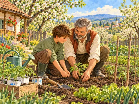 El jardín que lleva el nombre de Esteban