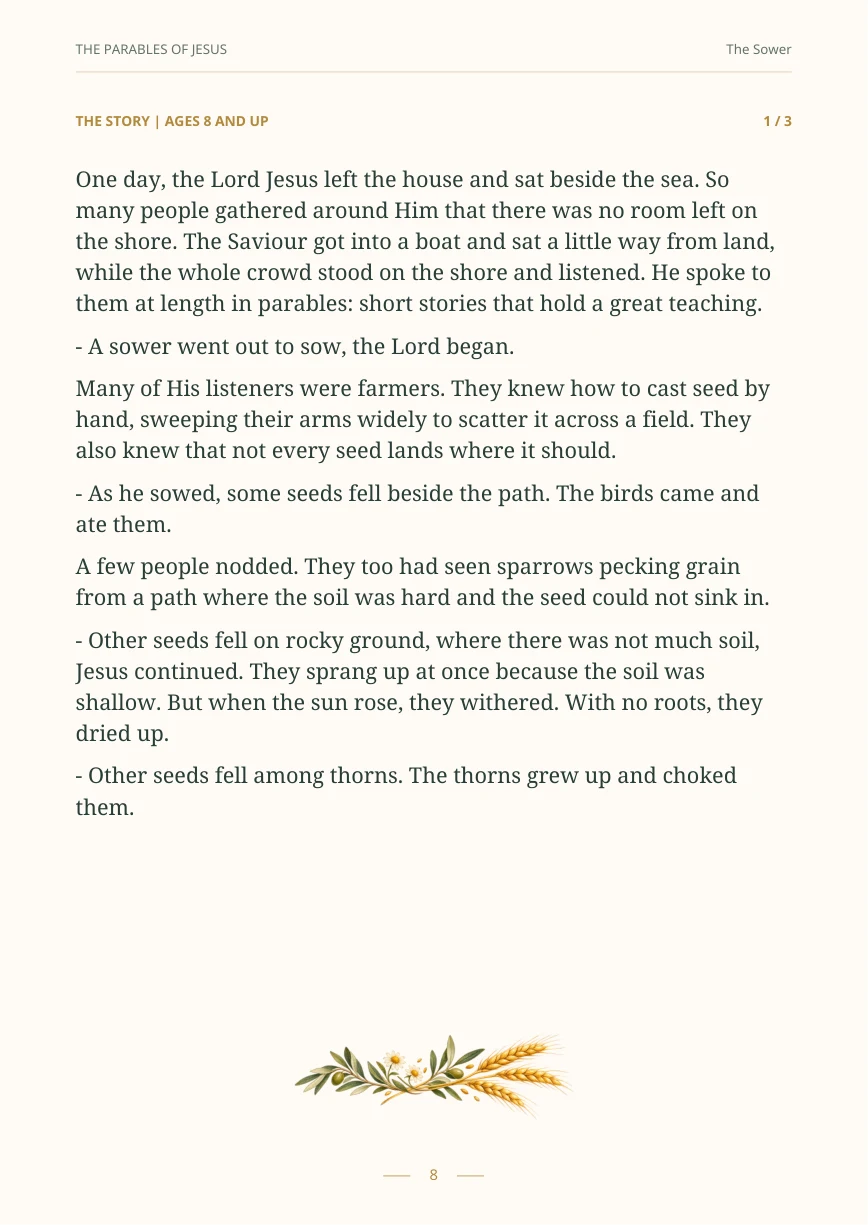 The Parables of Jesus · 5