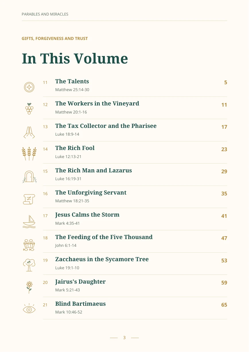 The Parables and Miracles of Jesus · 2