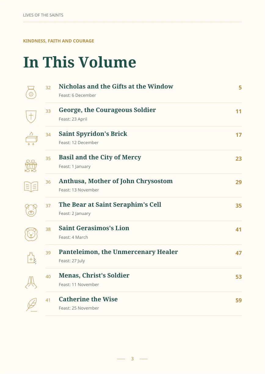 Lives of the Saints · 2