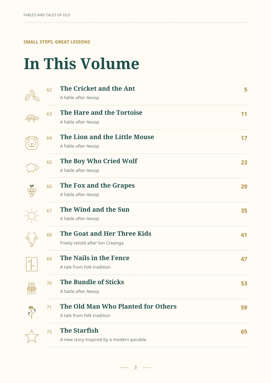 Fables and Tales of Old · 2