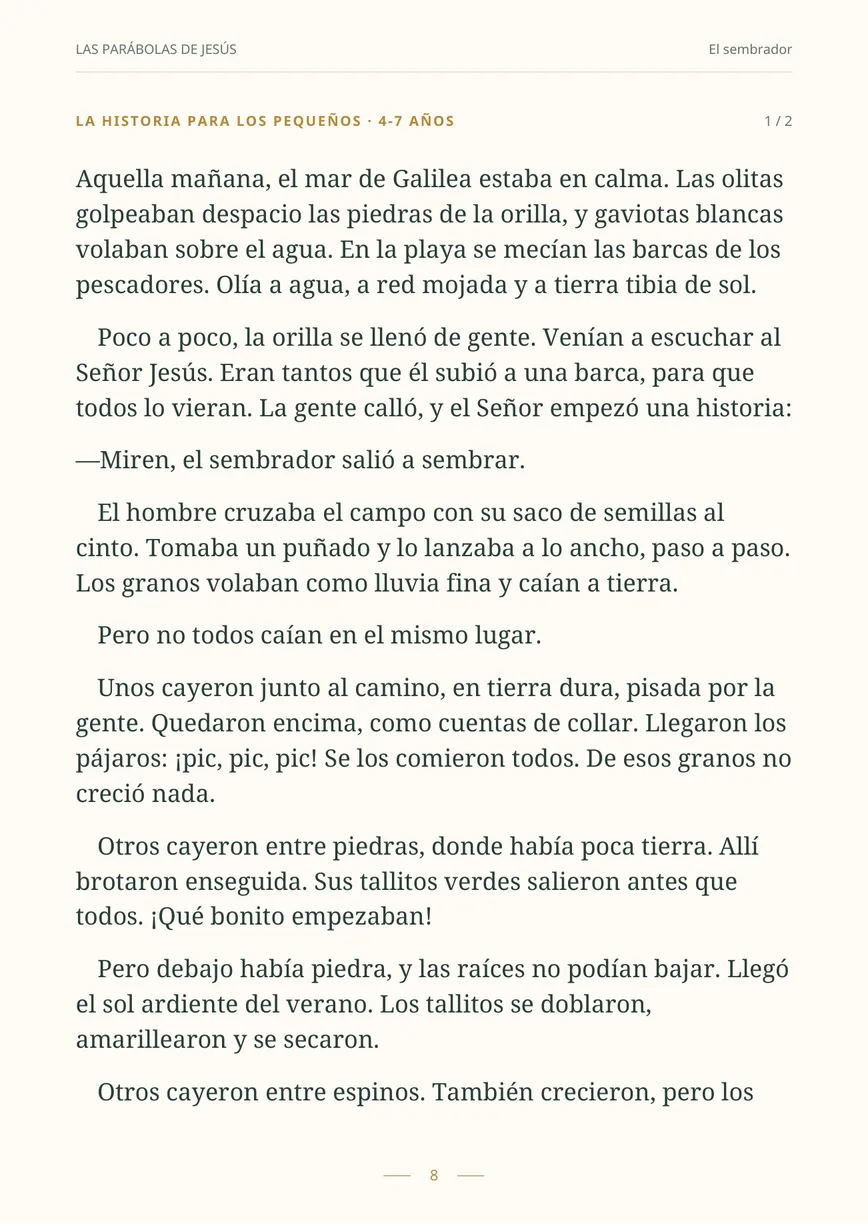 Las parábolas de Jesús · 5