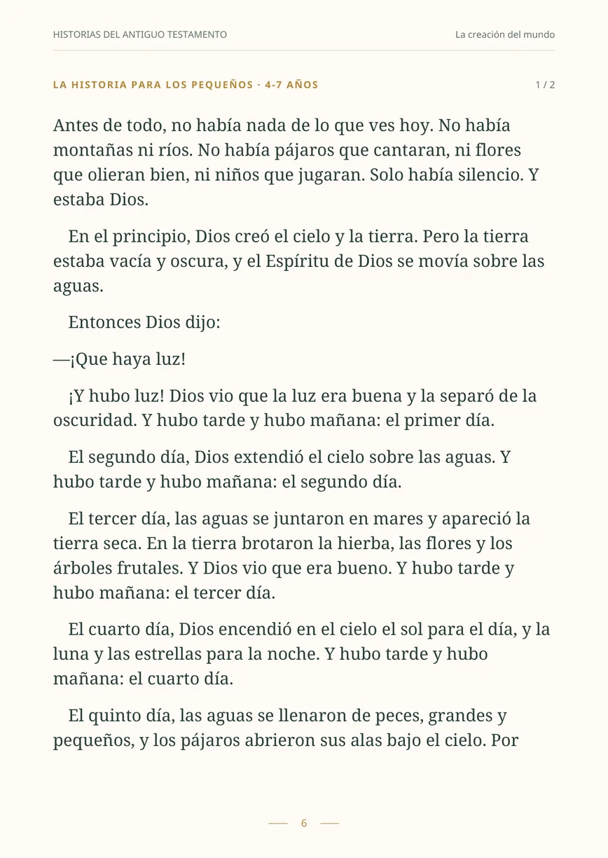 Historias del Antiguo Testamento · 5