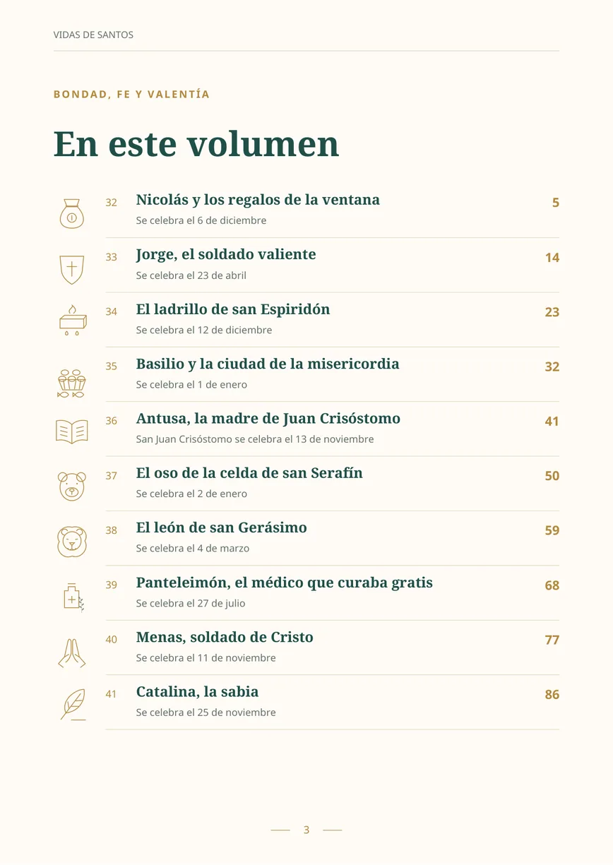 Vidas de santos · 2