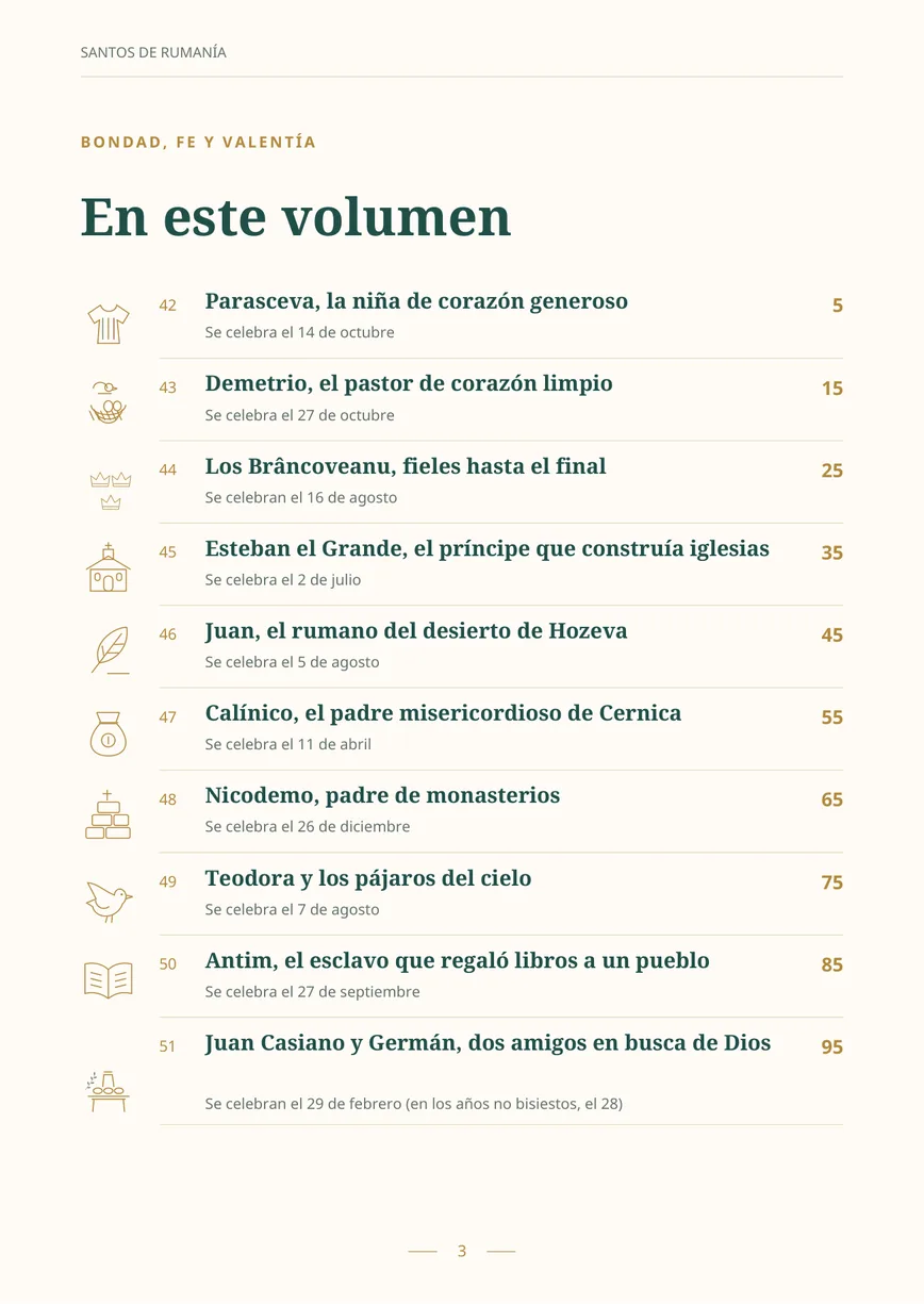 Santos de Rumanía · 2
