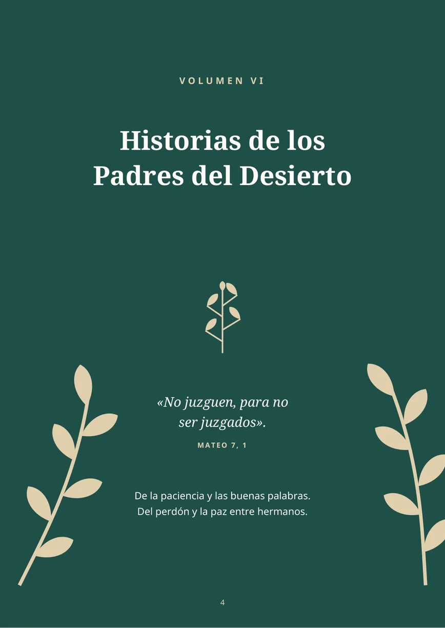 Historias de los Padres del Desierto · 3