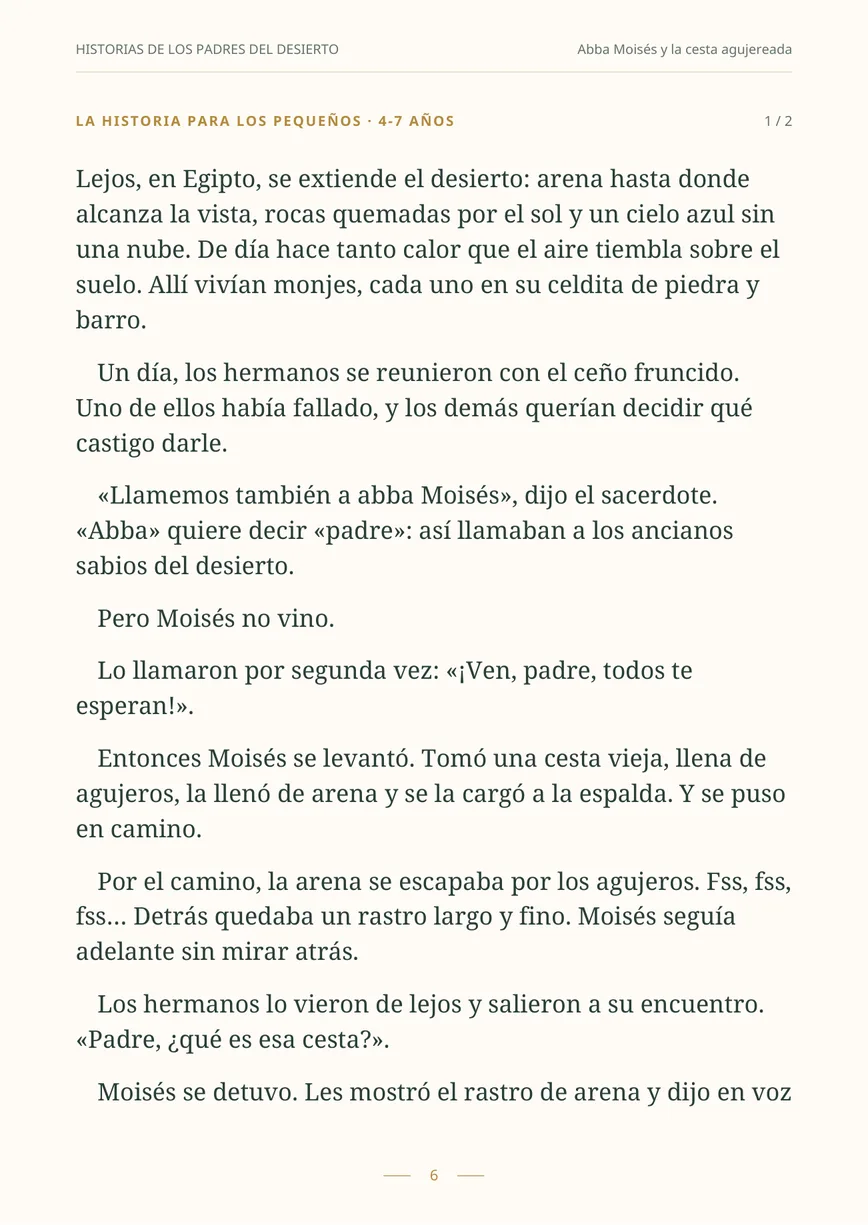 Historias de los Padres del Desierto · 5