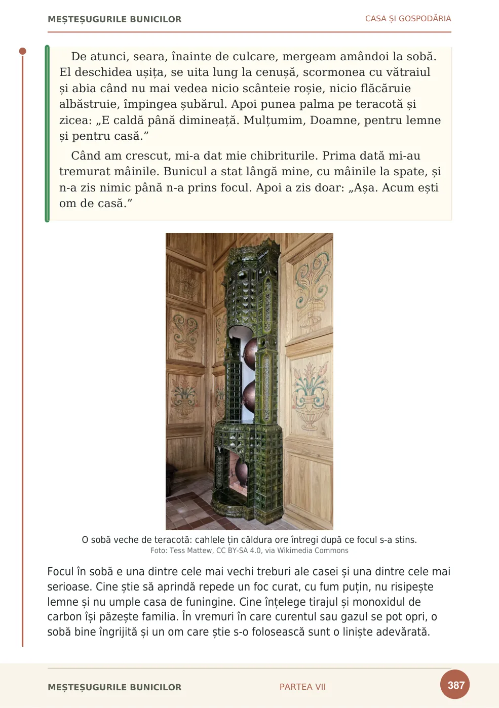 Pagina 387 din Rânduiala gospodăriei