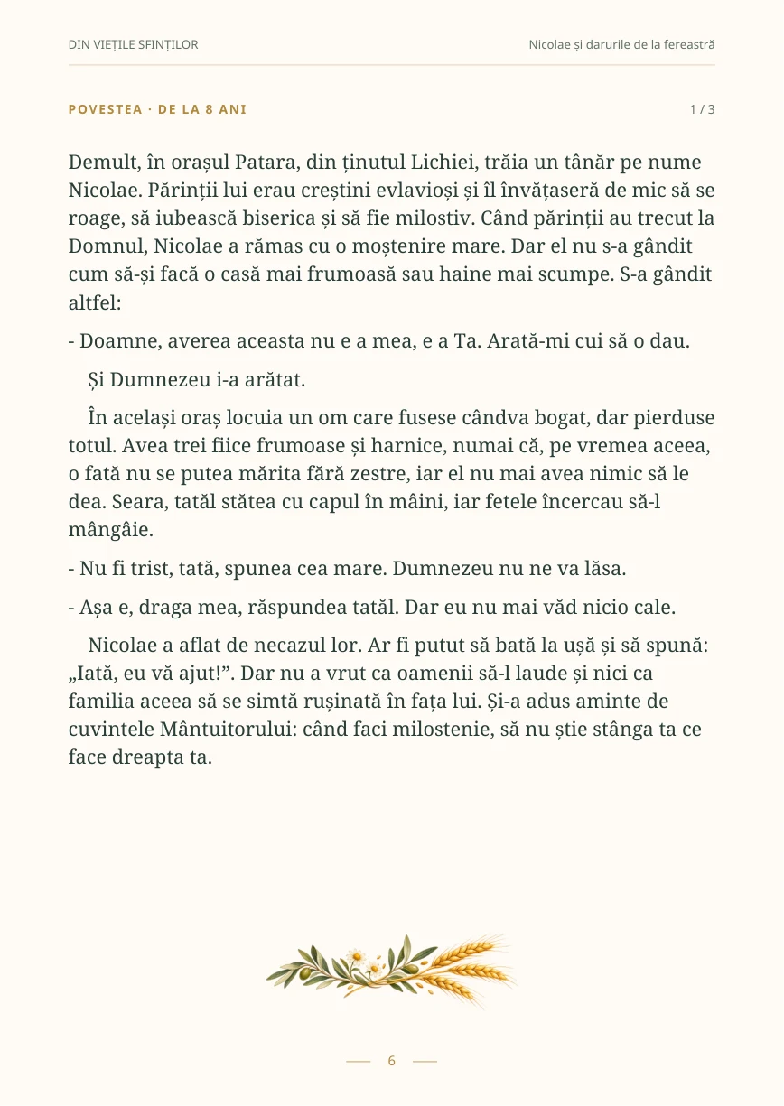 Viețile sfinților · 5